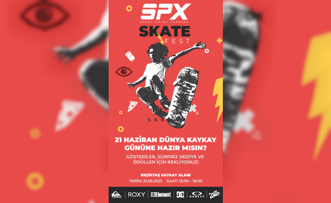 21 Haziran Dünya Kaykay Günü, İBB ve Spor İstanbul Katkılarıyla,  “SPX SKATE FEST”Te Kutlanacak