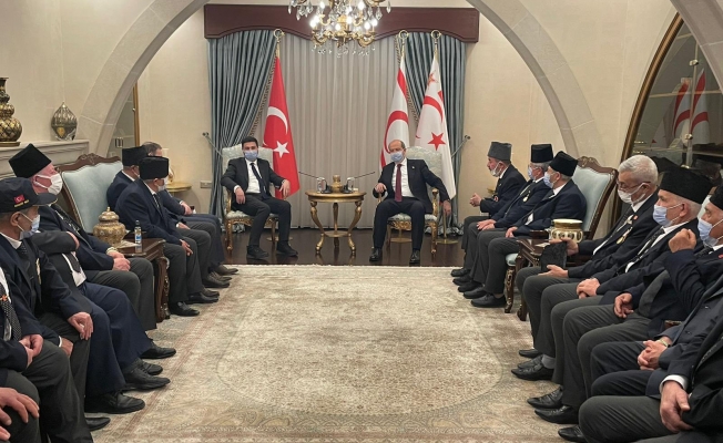 Cumhurbaşkanı Tatar, Başkan Özteki̇n Ve Gazi̇leri̇ Kabul Etti̇
