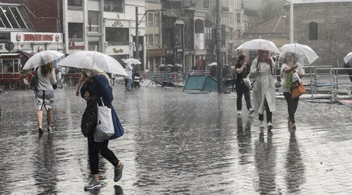 İstanbul'da Şiddetli Yağışa Dikkat