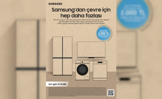 Samsung, E-atık toplama kampanyasıyla çevre için yenilikçi bir adım atıyor