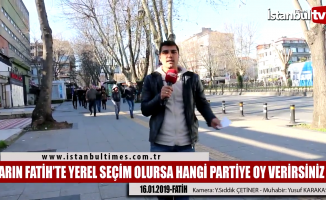İstanbul Fatih’te yerel seçim atmosferi